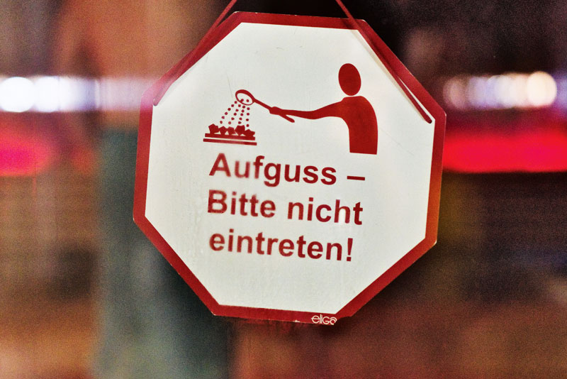 Gut schwitz!