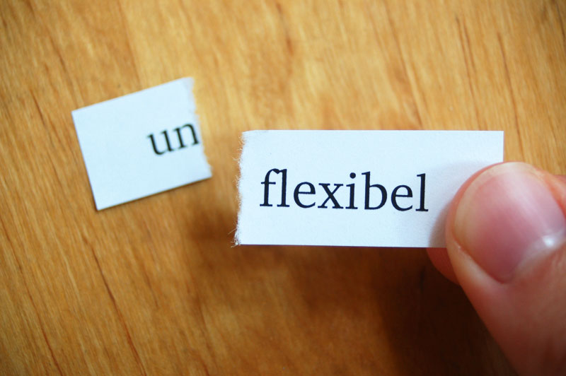 Flexibel sein