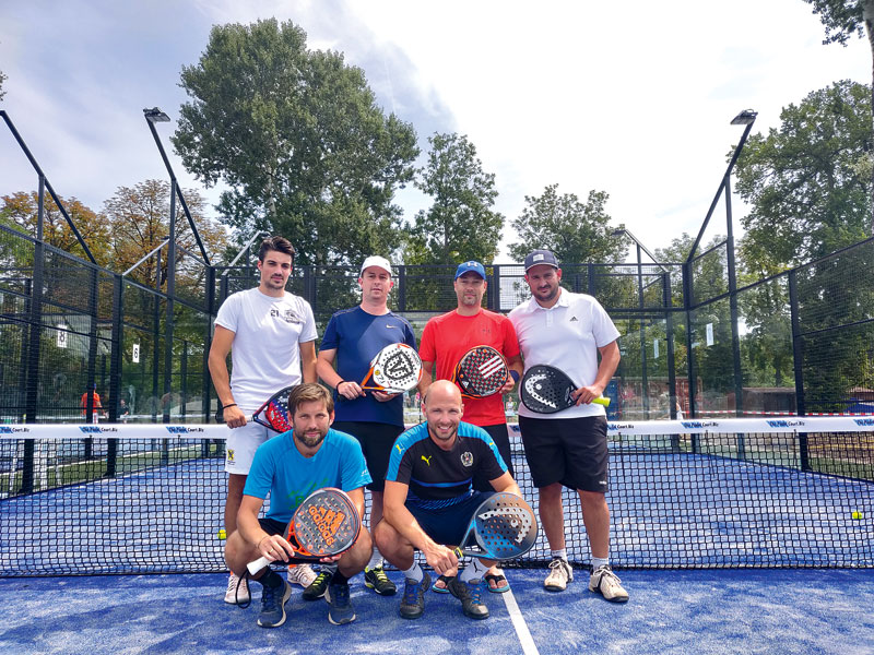 UFG-Team 2021 in der Padel-Bundesliga